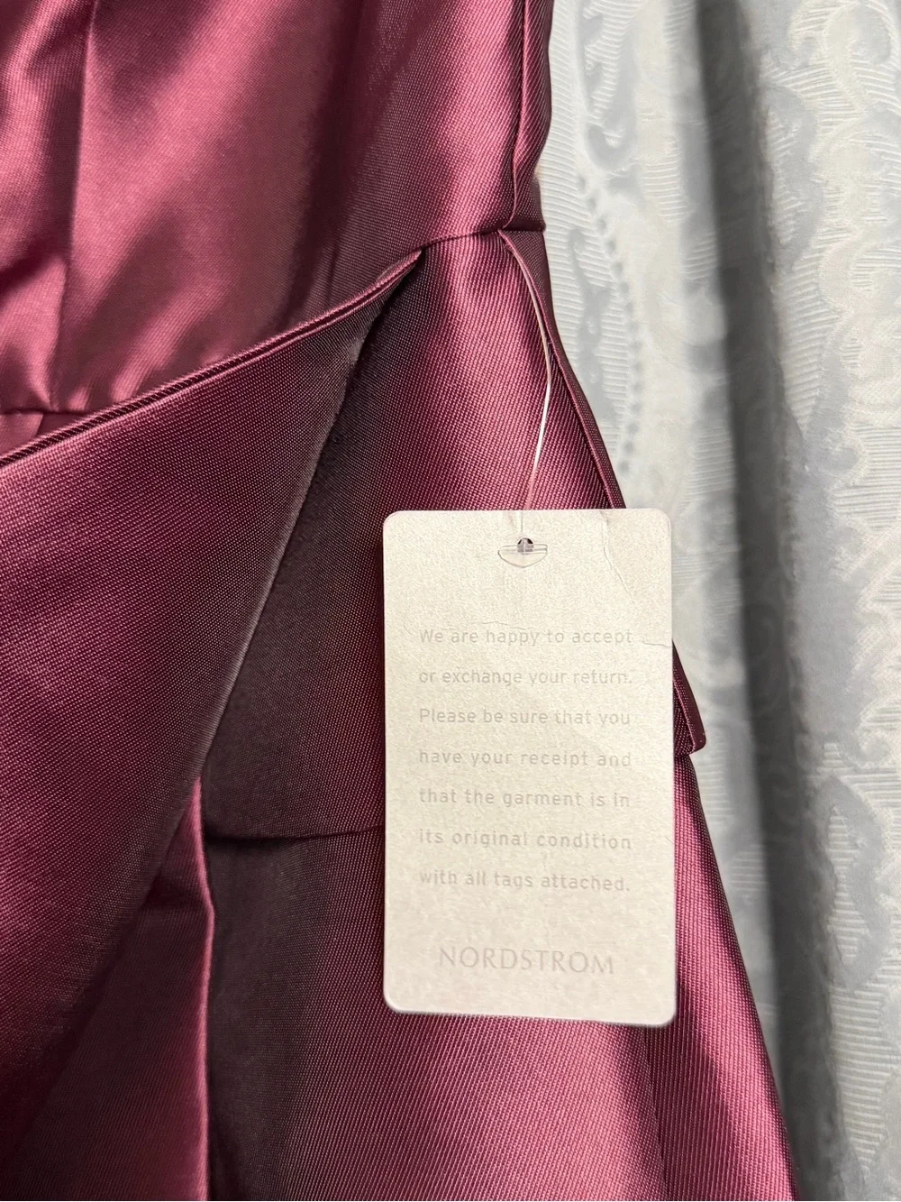 Kay Unger Luciana Column Gown Mulberry - Picture 8 of 9